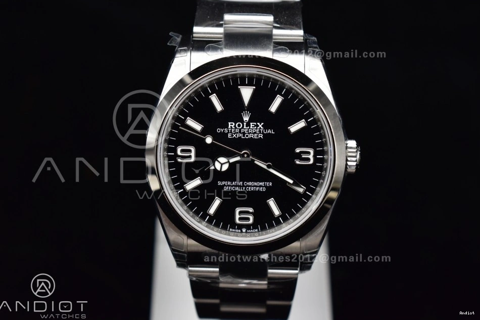 Explorer 124270 VSF on 904L Edition Best 1:1 SS Black 36mm Bracelet Dial DD3230 Steel 0312